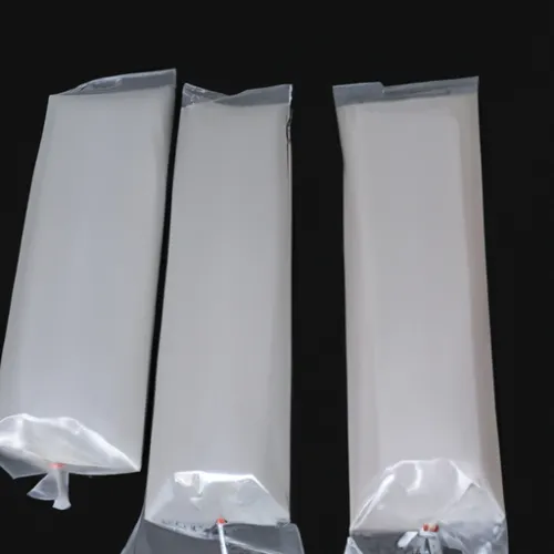 Picture 3: A close-up view of a roll of cling film, commonly used for wrapping and storing produce in the kitchen. Consider switching to reusable produce bags to cut down on plastic waste and help protect the environment.