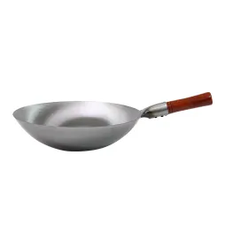 High quality  carbon steel chef's pan frying pan vegetable oil wok for cooking