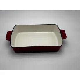 Red cast iron enamel frying pan saucepan casserole pot set cast iron frying pan