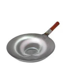 High quality  carbon steel chef's pan frying pan vegetable oil wok for cooking