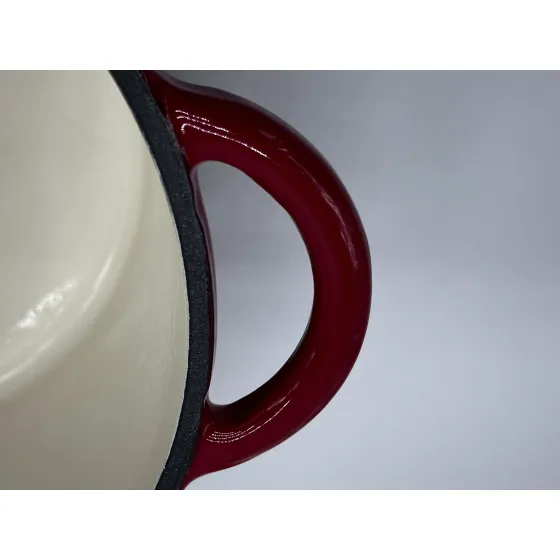 Enameled cast iron dutch oven set with lids enamel cookware pot cast iron pot