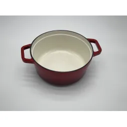 Enameled cast iron dutch oven set with lids enamel cookware pot cast iron pot