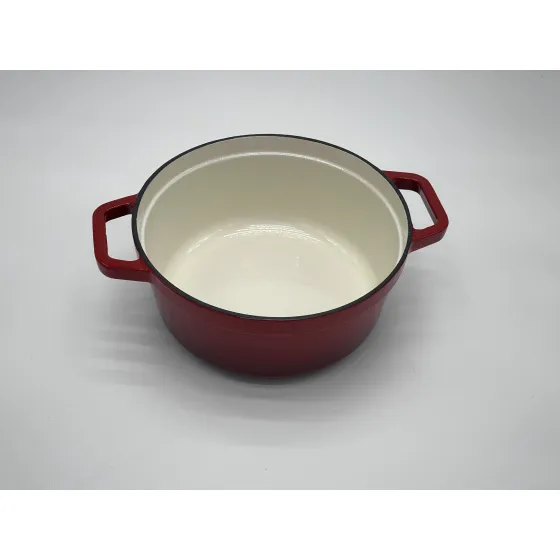 Enameled cast iron dutch oven set with lids enamel cookware pot cast iron pot