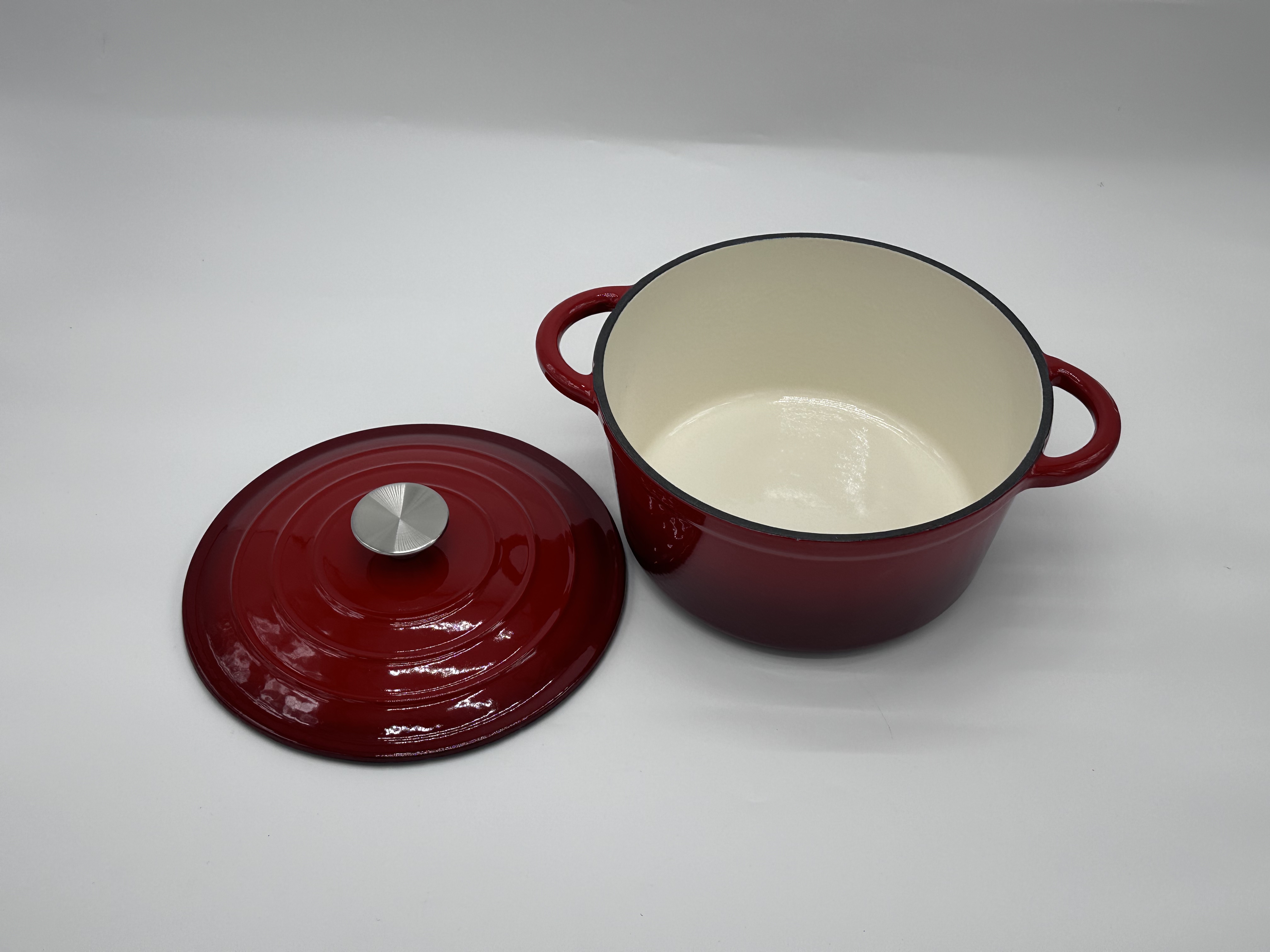 Enameled cast iron dutch oven set with lids enamel cookware pot cast iron pot